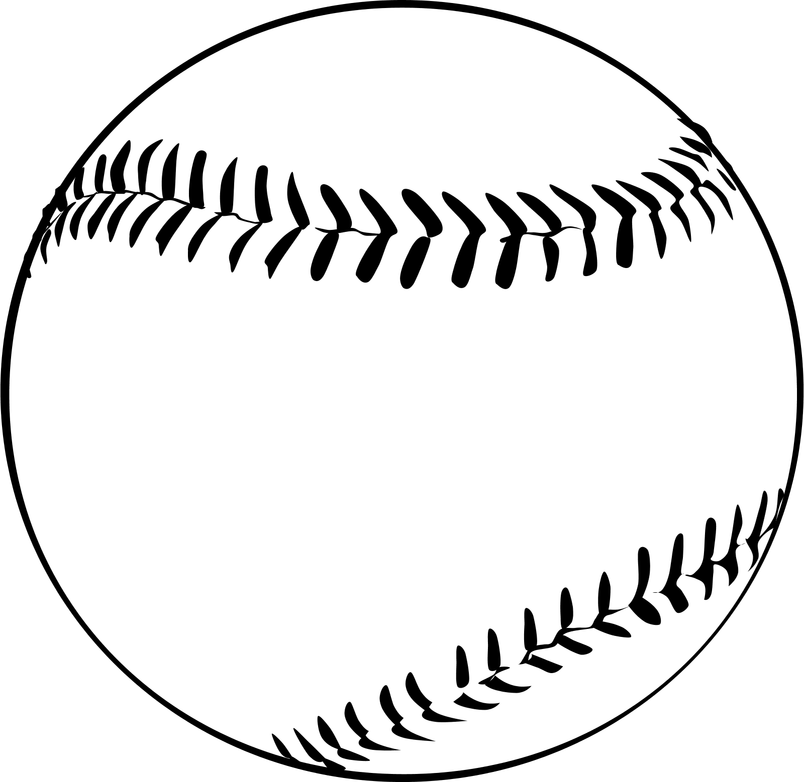 Baseball Stitches Graphic PNG Image