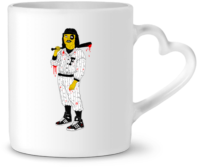 Baseball Zombie Illustration Mug PNG Image