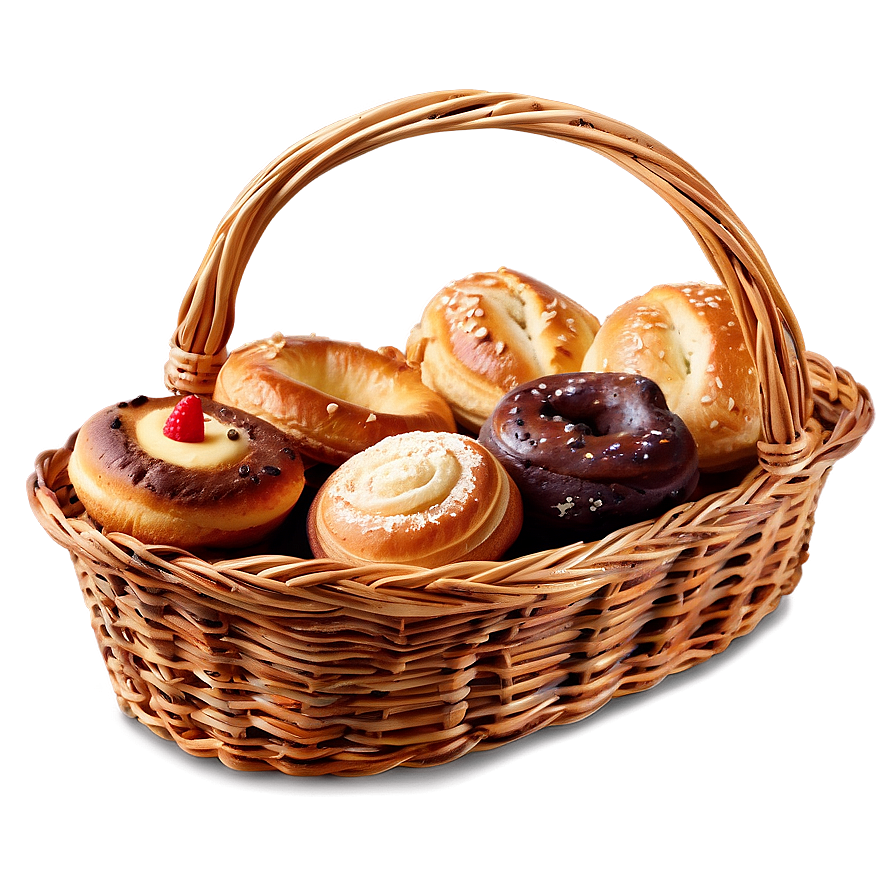 Basket Of Bakery Goods Png 55 PNG Image