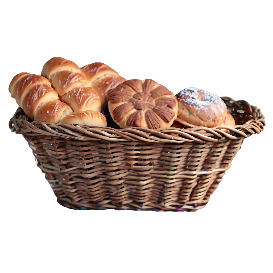 Basket Of Bakery Goods Png 85 PNG Image