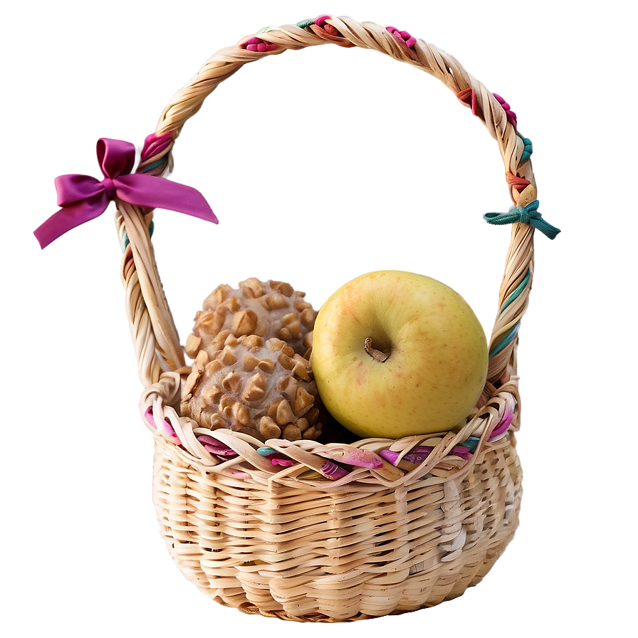 Basket Of Goodies Png Qmn PNG Image