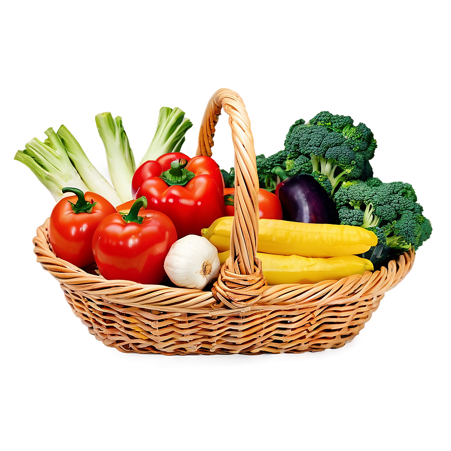 Basket Of Vegetables Png 05242024 PNG Image