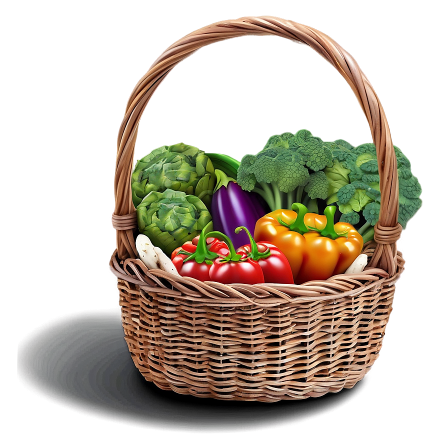 Basket Of Vegetables Png 41 PNG Image