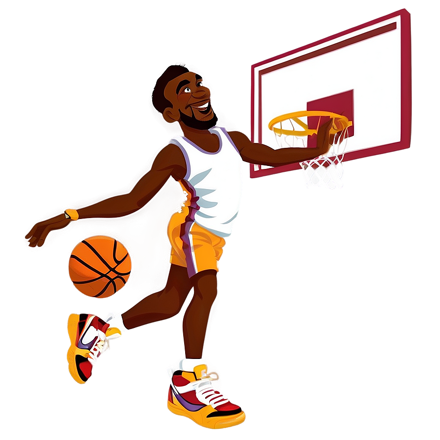 Basketball Cartoon Dunk Png 54 PNG Image