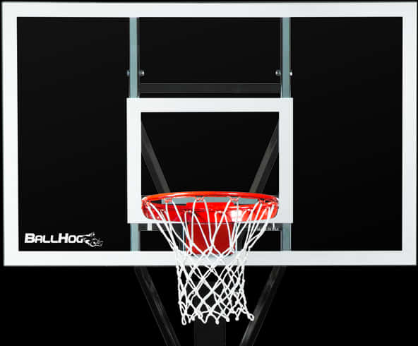 Basketball Hoop Backboard View PNG Image