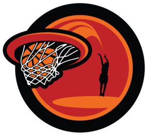 Basketball Hoop Silhouette Logo PNG Image