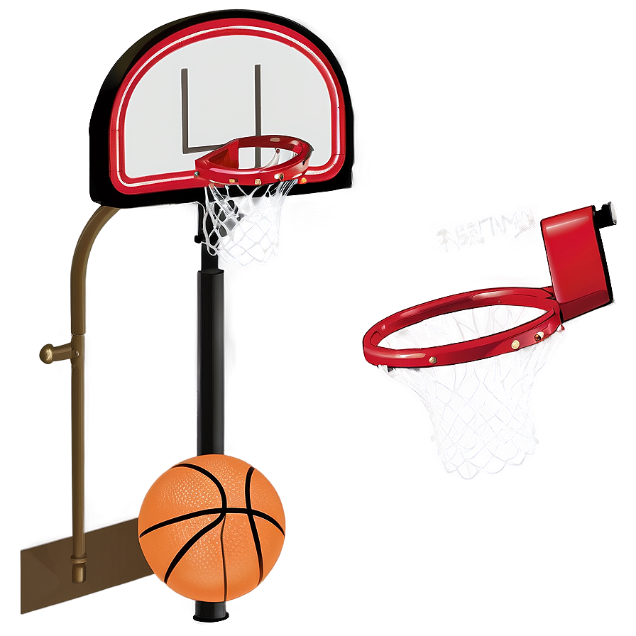 Basketball Hoop With Adjustable Height Png Eoa PNG Image