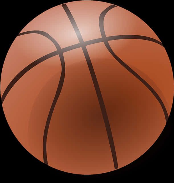 Basketball Icon Artwork PNG Image