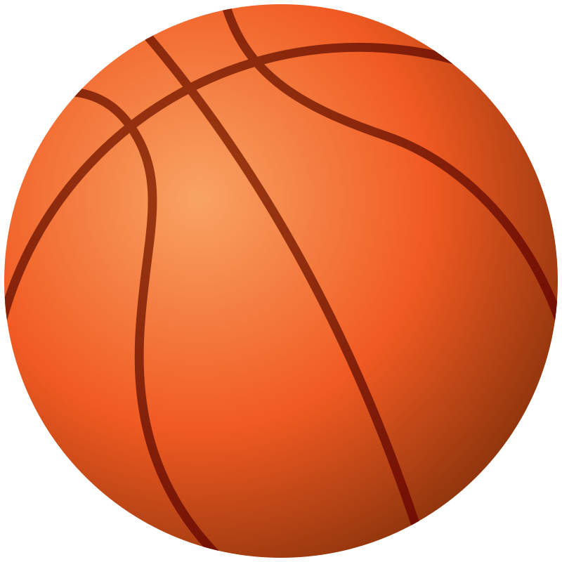 Basketball Icon Graphic PNG Image