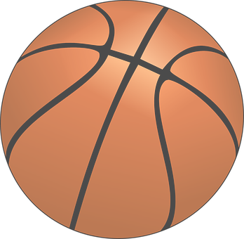 Basketball Icon Graphic PNG Image