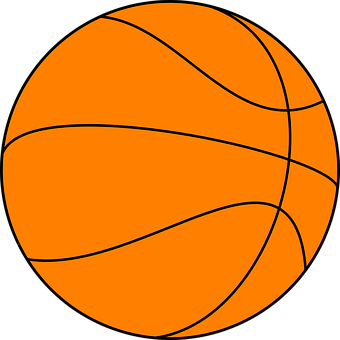 Basketball Icon Graphic PNG Image