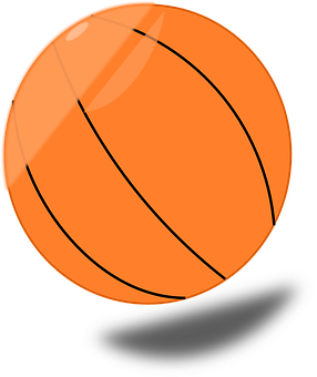 Basketball Icon Graphic PNG Image