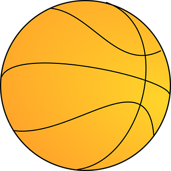 Basketball Icon Graphic PNG Image