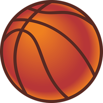 Basketball Icon Graphic PNG Image