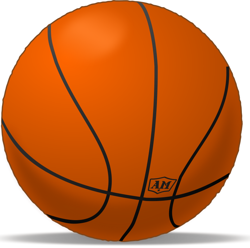 Basketball Isolatedon Black Background PNG Image