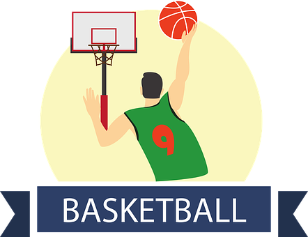 Basketball Player Shooting Graphic PNG Image