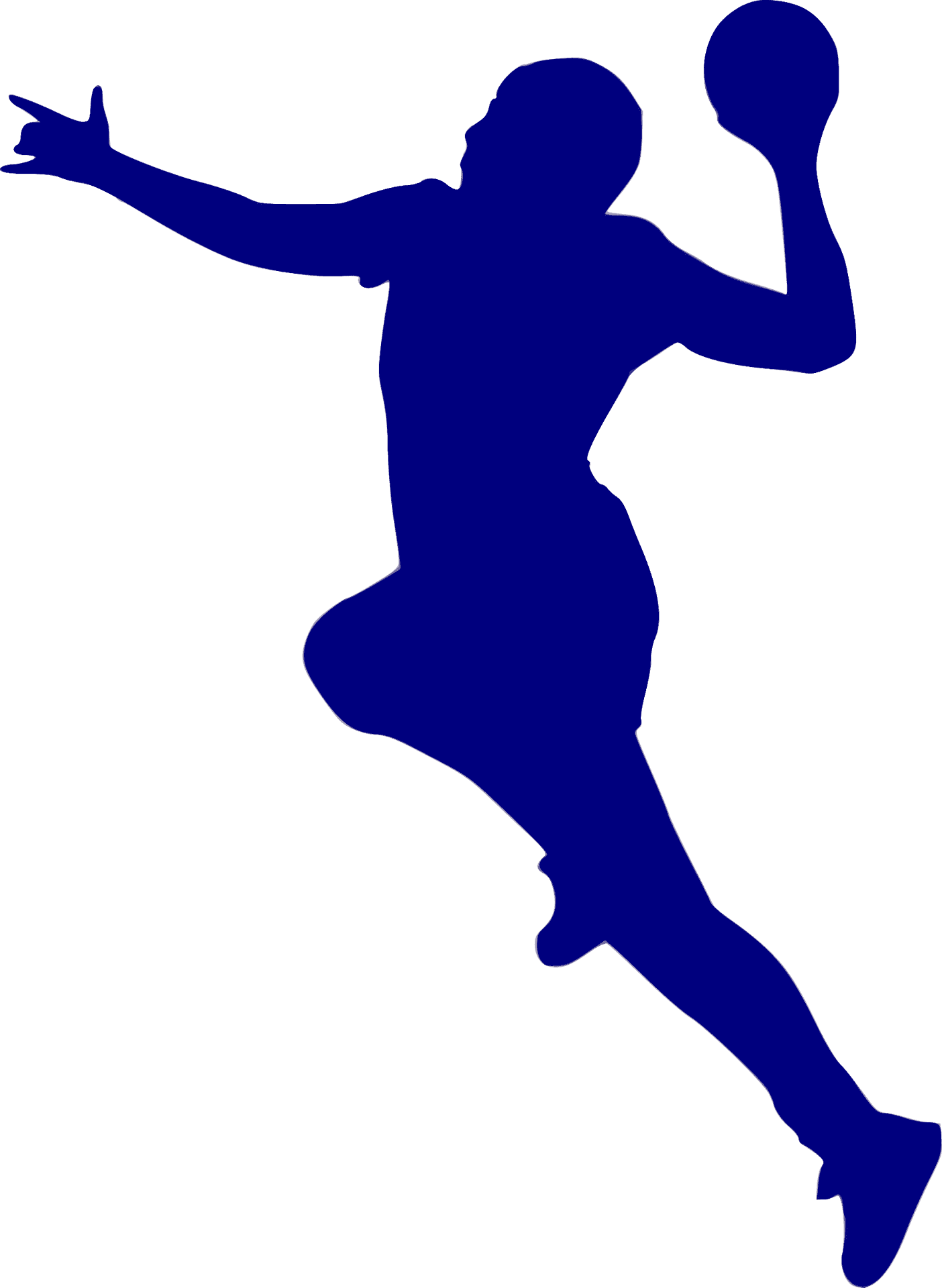 Basketball Player Silhouette Clipart PNG Image