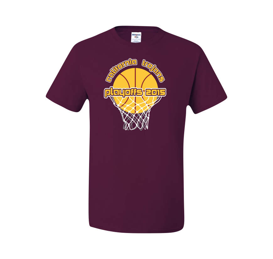 Basketball Playoffs2015 T Shirt Design PNG Image