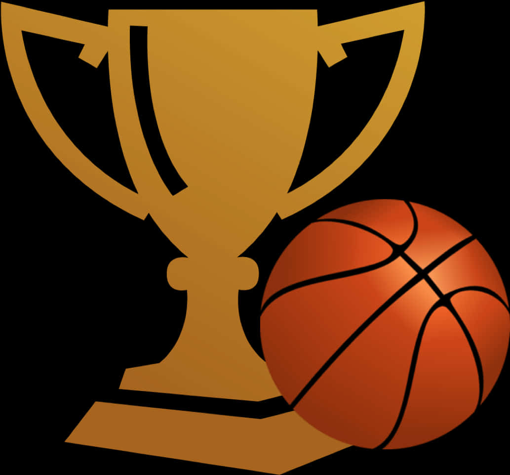 Basketball Trophy Icon PNG Image