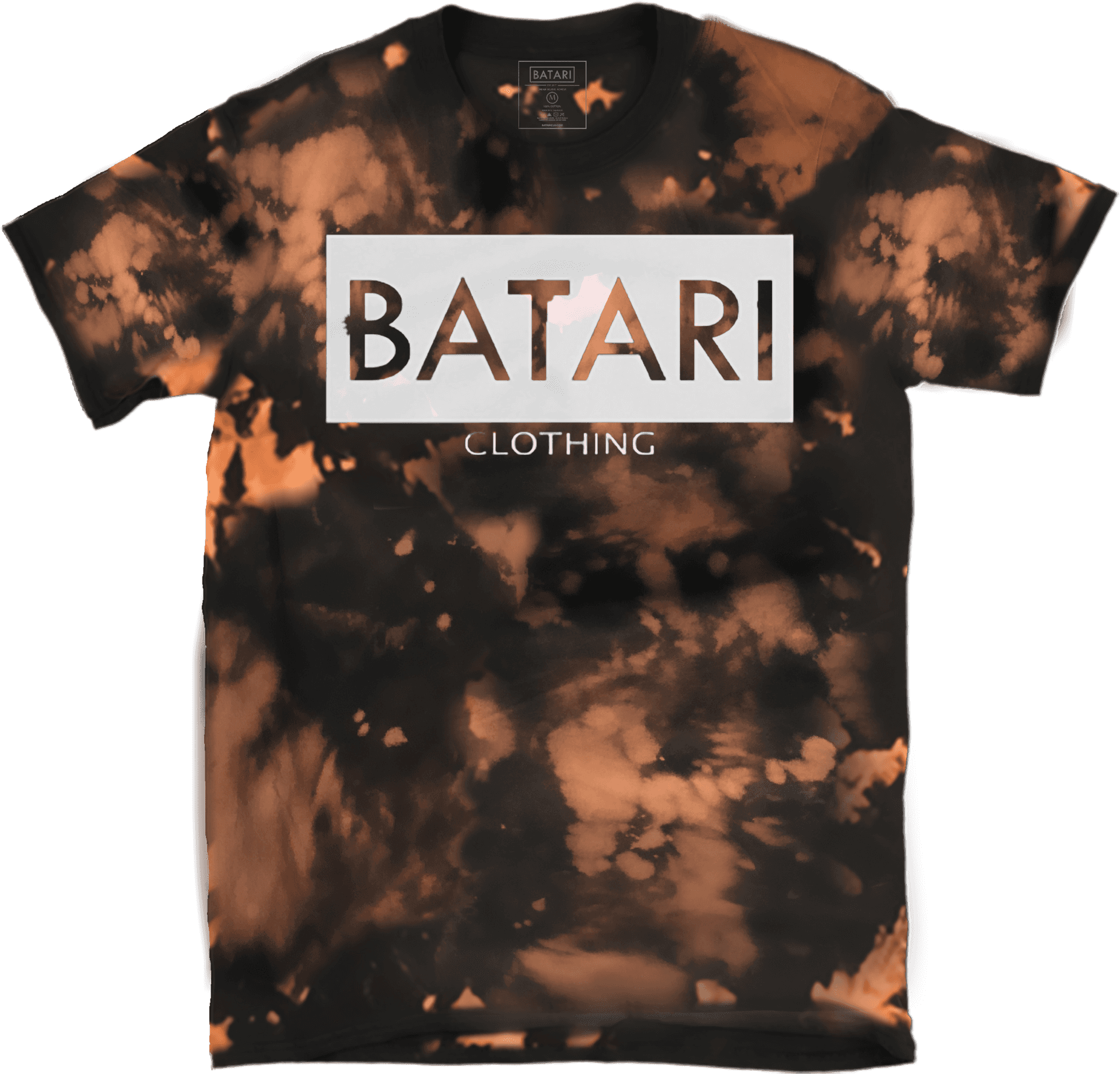 Batari Branded Tie Dye T Shirt PNG Image