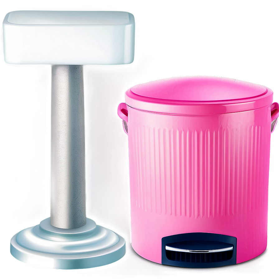 Bathroom Bin Pink Png Qgp PNG Image