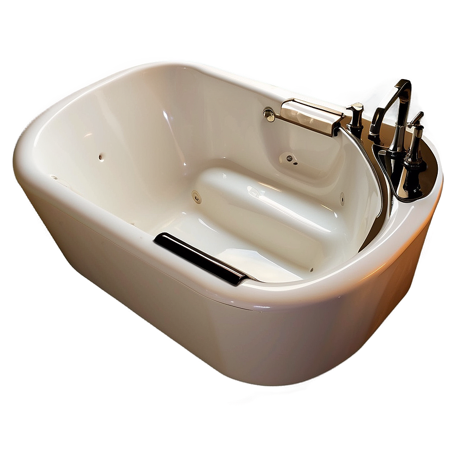 Bathtub With Built-in Seat Png 05242024 PNG Image