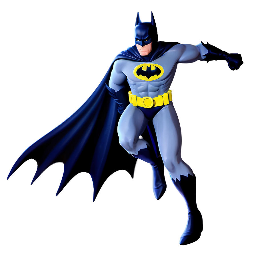 Batman Cartoon Action Pose Png Mey1 PNG Image