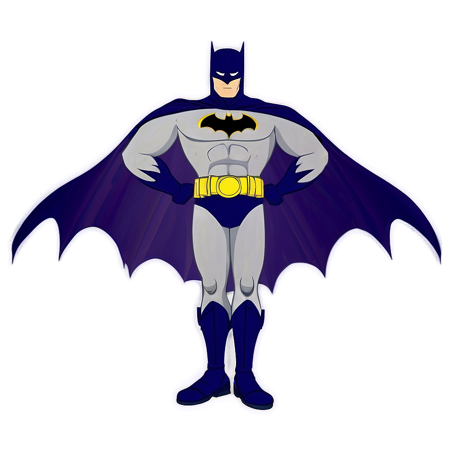 Batman Cartoon Outfit Png 06252024 PNG Image