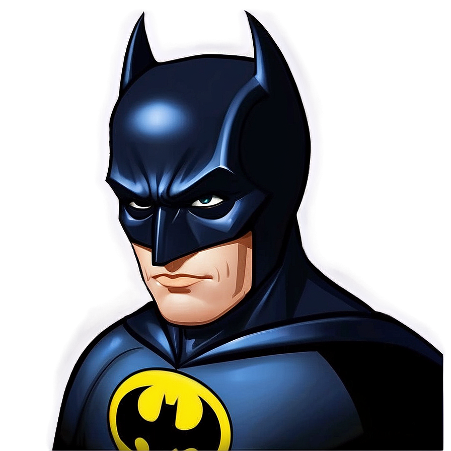 Batman Cartoon Portrait Png Ggw PNG Image