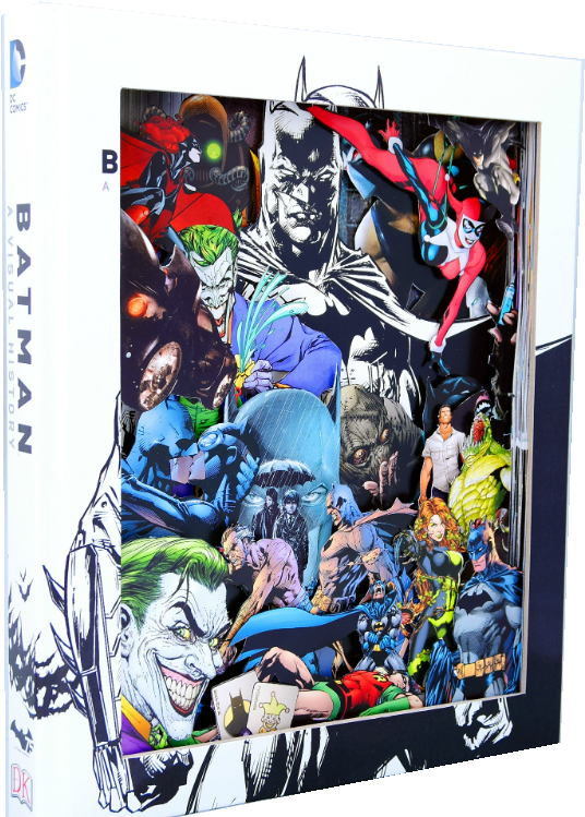 Batman Comics Collage PNG Image