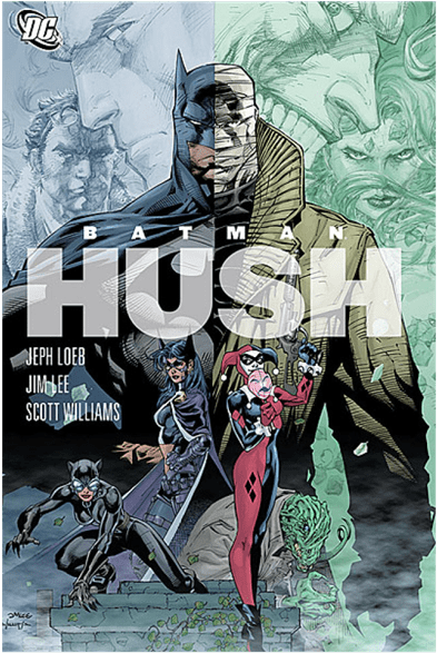 Batman Hush Comic Cover PNG Image