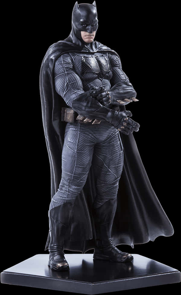 Batman Statue Display PNG Image