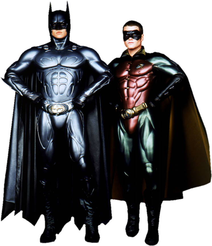 Batmanand Robin Costumes PNG Image