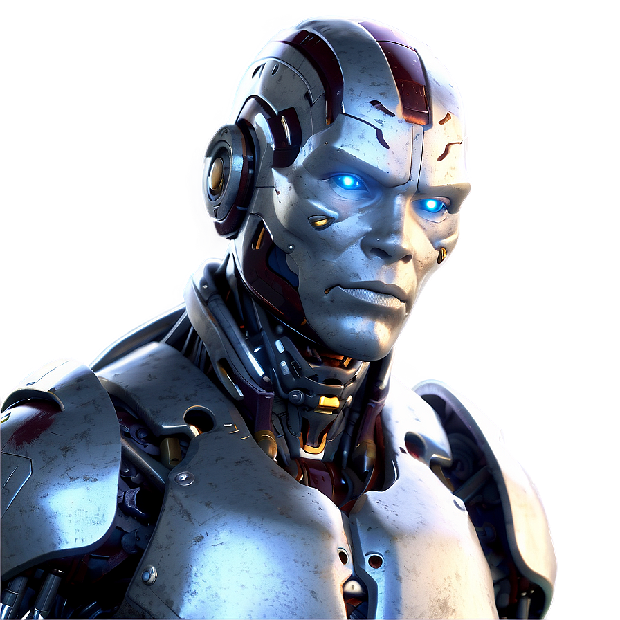 Battle-ready Cyborg Png Tpq PNG Image