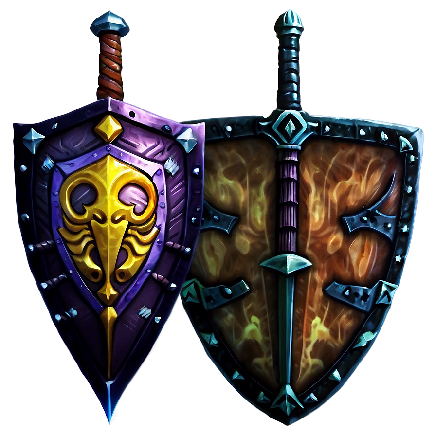 Battle Sword And Shield Set Png 62 PNG Image