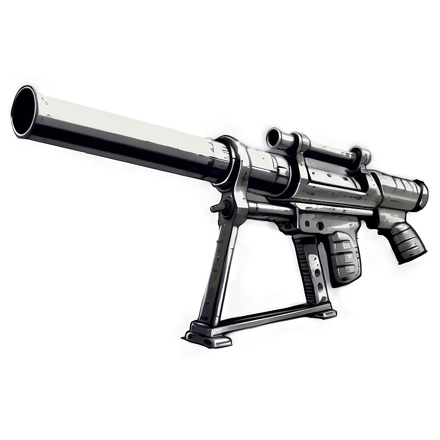 Bazooka Sketch Png 06132024 PNG Image