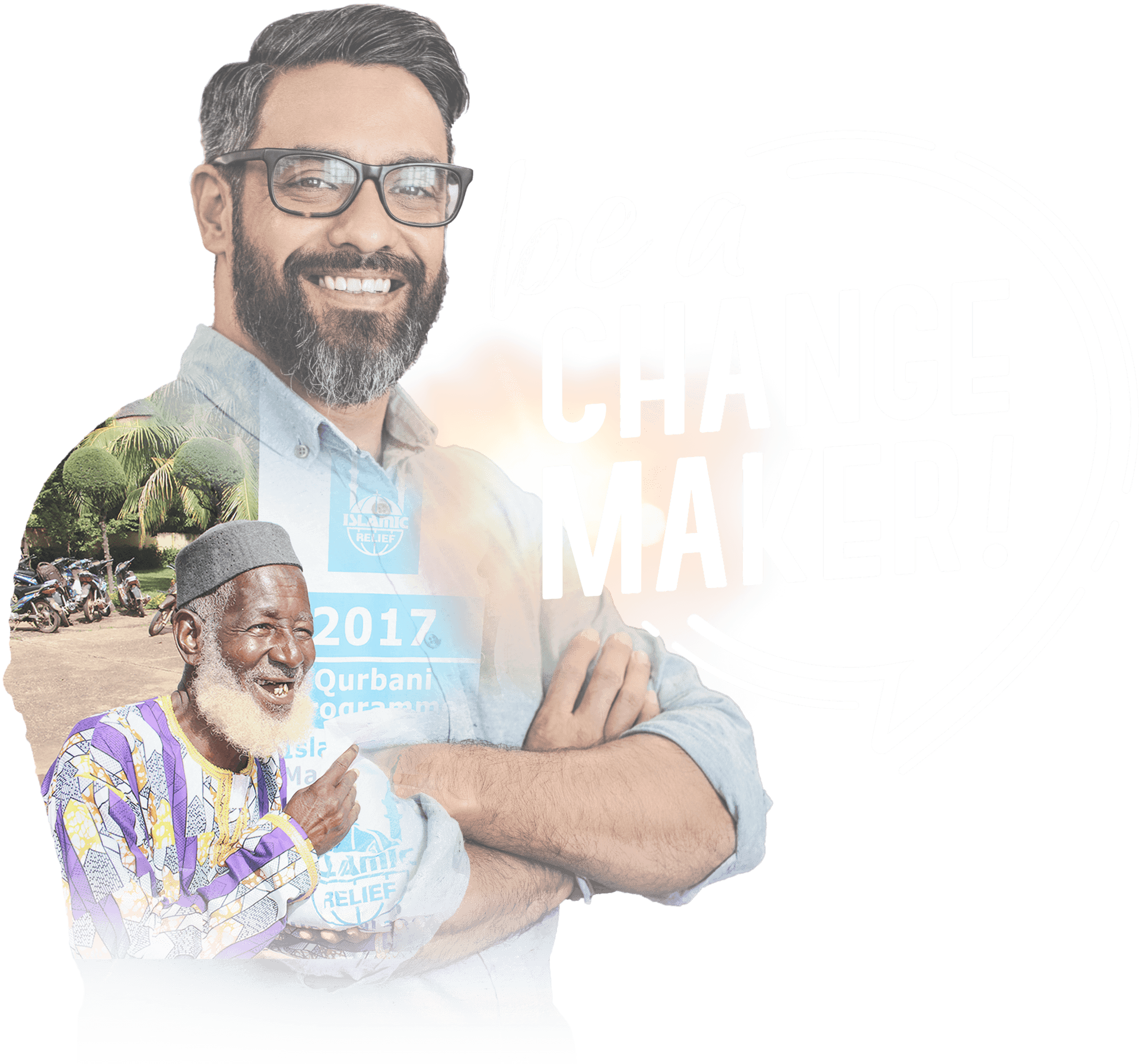 Be A Change Maker Campaign Graphic PNG Image