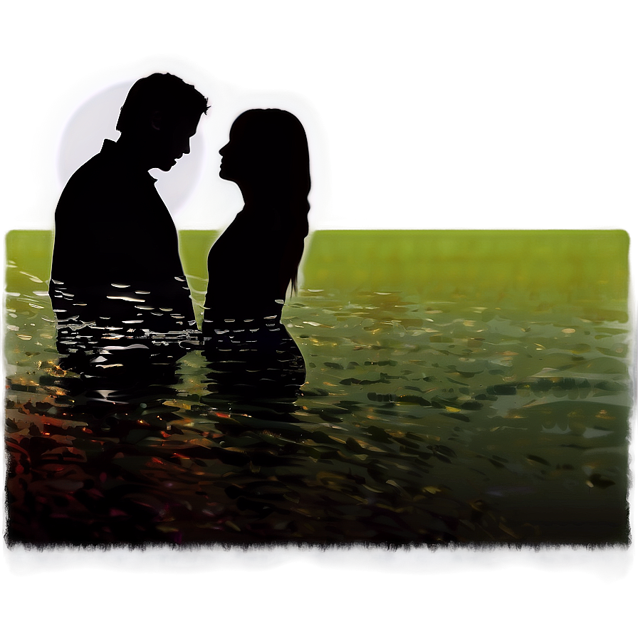 Be My Valentine Couple Silhouette Png Wdu PNG Image