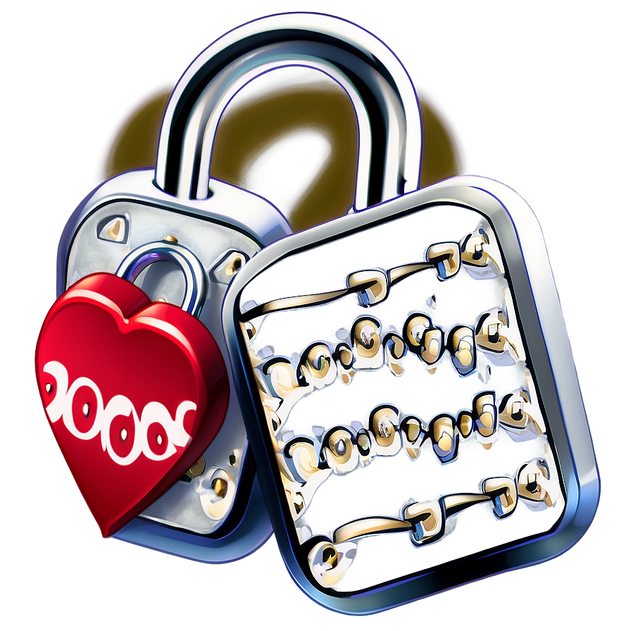 Be My Valentine Love Lock Png 06282024 PNG Image