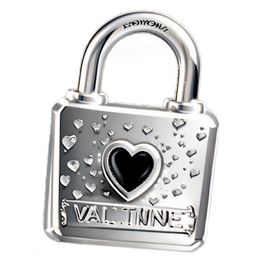 Be My Valentine Love Lock Png Ehs61 PNG Image