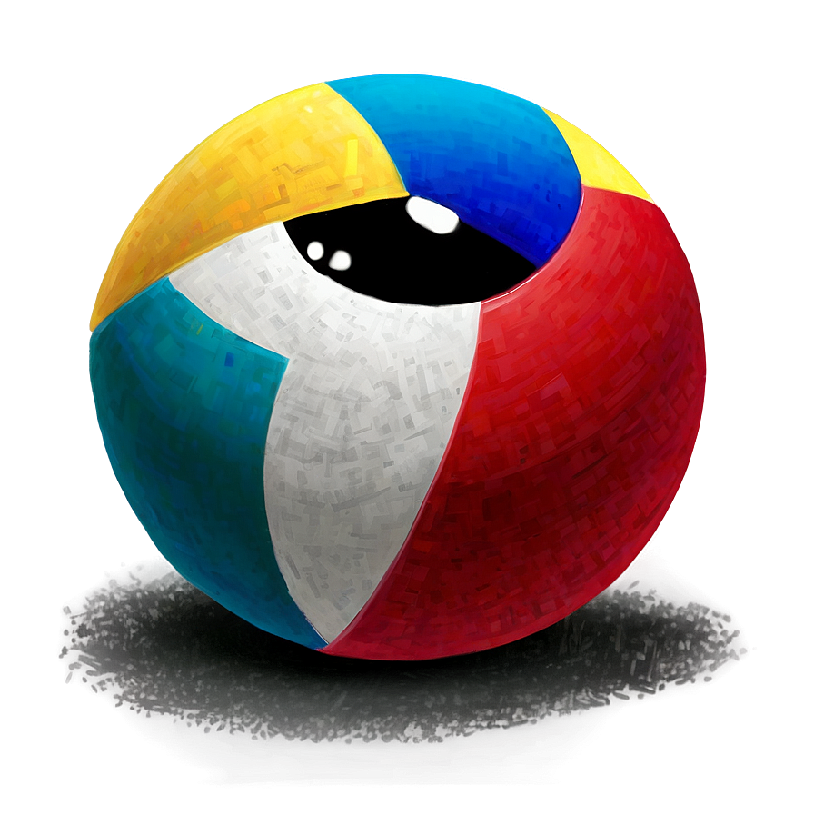 Beach Ball Drawing Png Yyv63 PNG Image