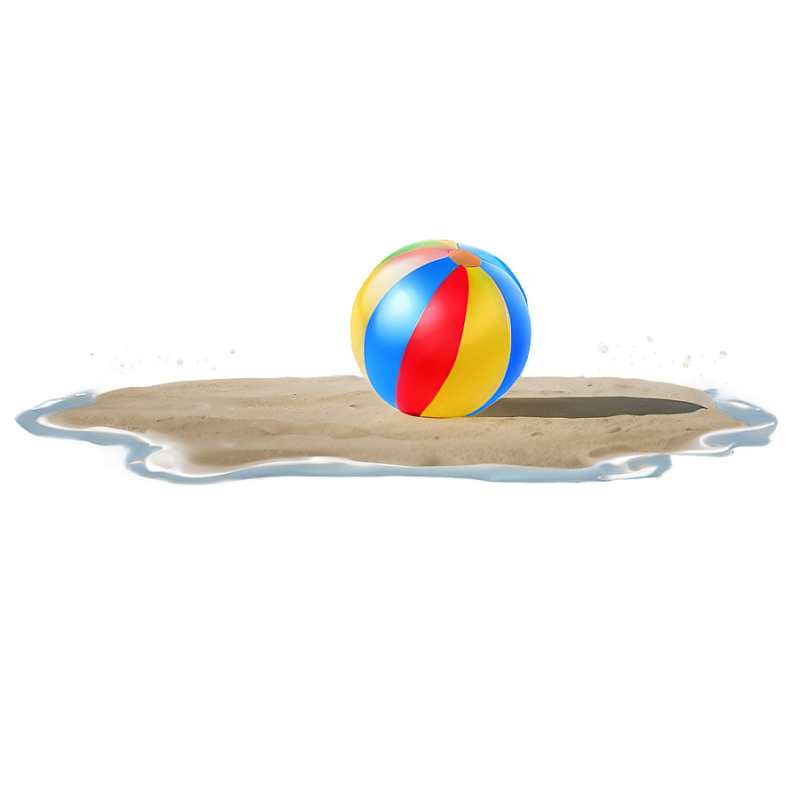 Beach Ball Scene Png Cwq PNG Image