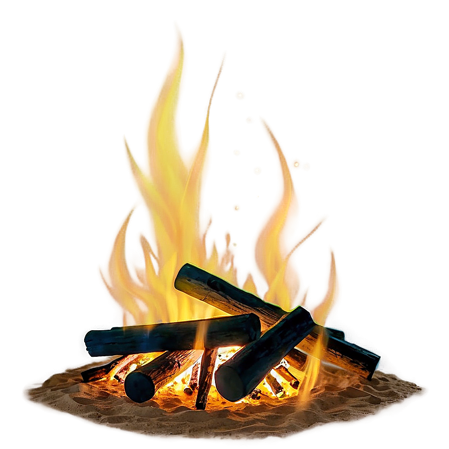 Beach Bonfire Night Png Yjq PNG Image