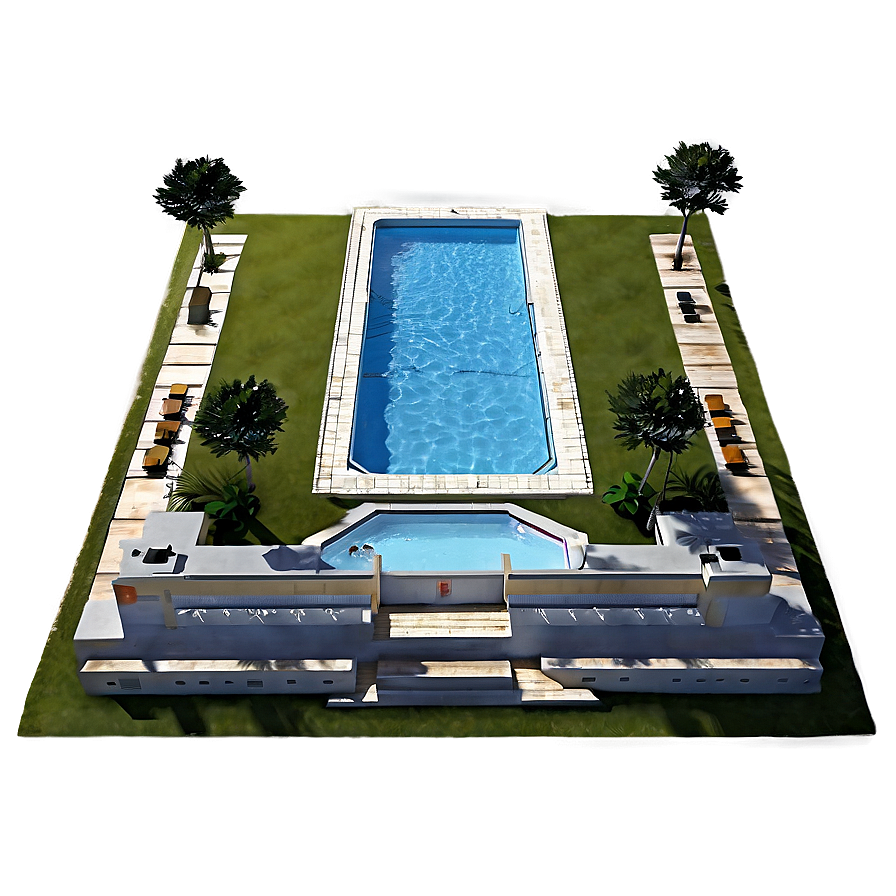 Beach Entry Swimming Pool Png Wur PNG Image