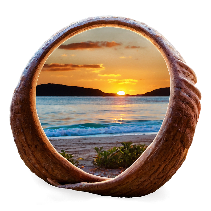 Beach Honeymoon Sunset Png Xwi93 PNG Image