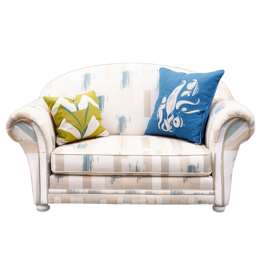 Beach House Couch Png 05252024 PNG Image