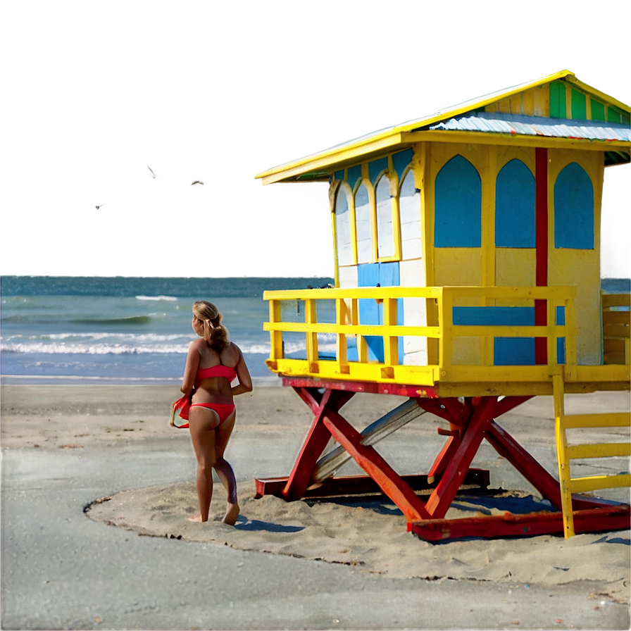 Beach Lifeguard Tower Png 7 PNG Image