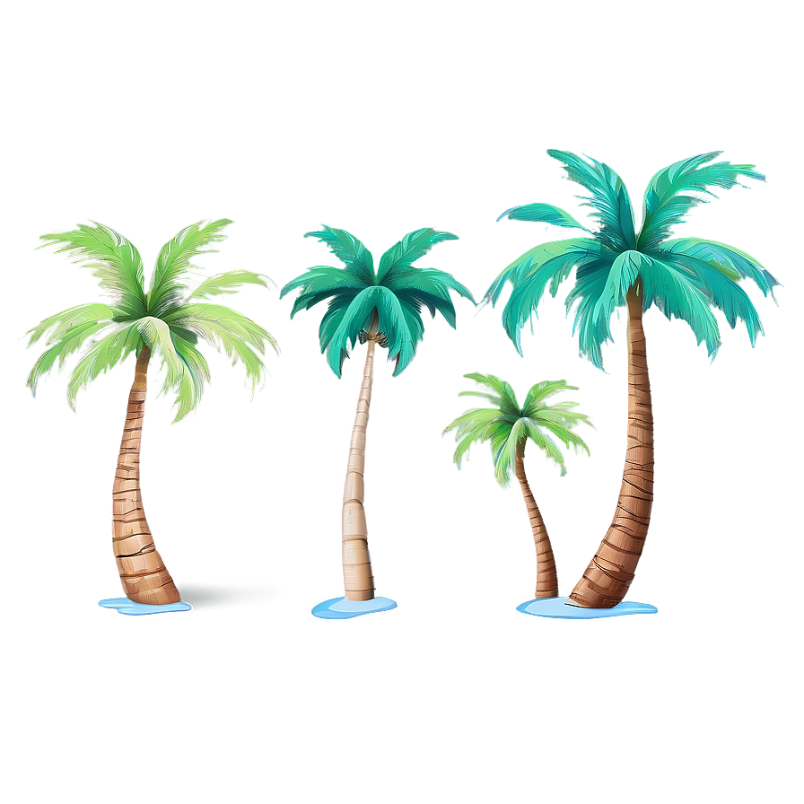 Beach Palm Trees Png Dfm83 PNG Image