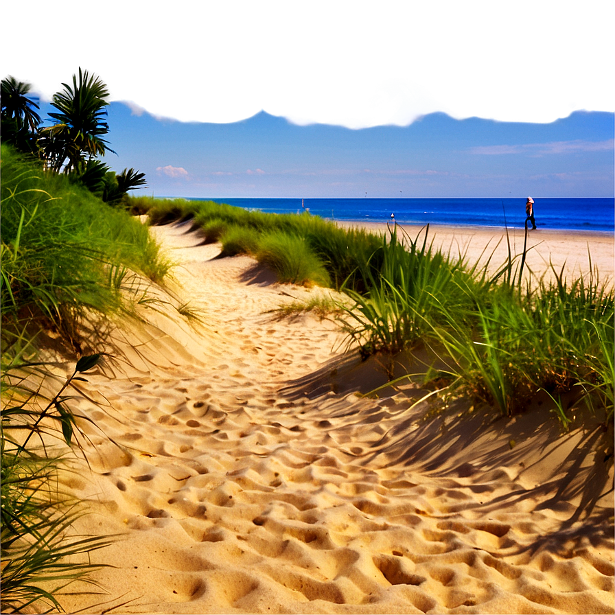 Beach Sand Pathway Png Qnf76 PNG Image