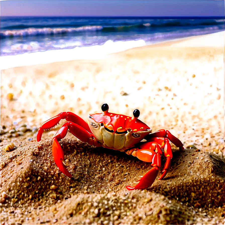 Beach Sand With Crab Png 06292024 PNG Image